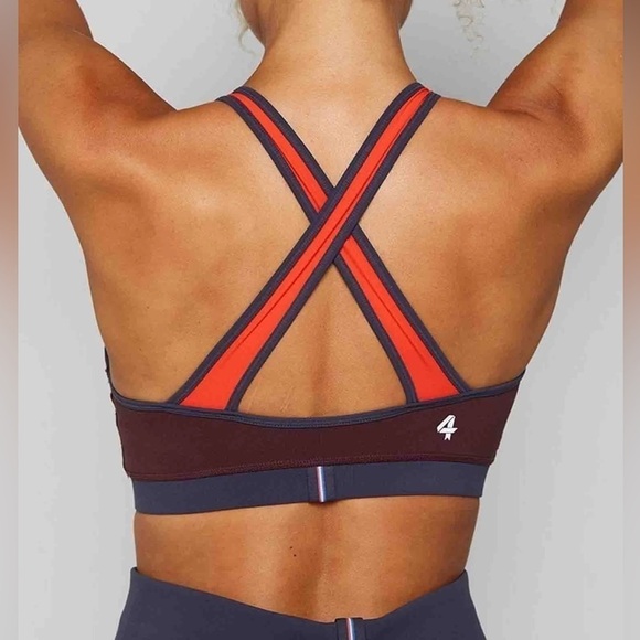 Fourlaps Infinity Sports Bra Fudge Smoke Size L - Picture 3 of 10